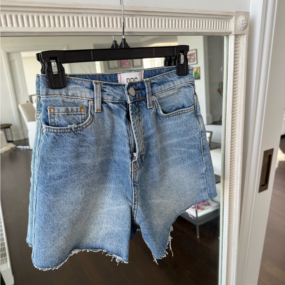 High Waisted Denim Blue Women's Shorts